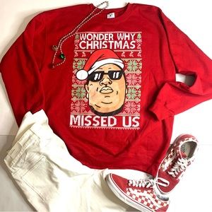 Biggie Smalls Christmas sweatshirt